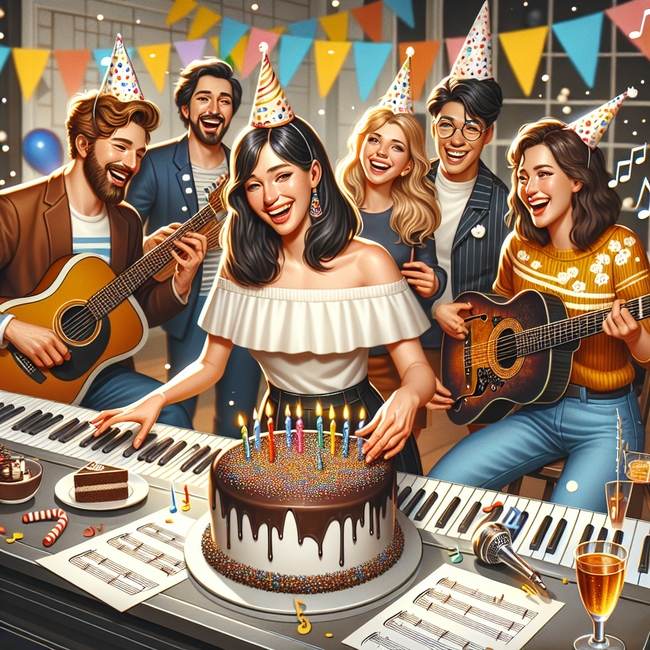 A musical birthday greeting